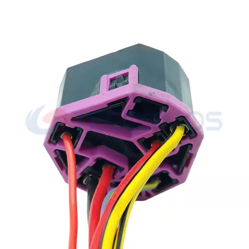 Auto Parts Automotive Ignition Switch Plug Waterproof Wire Harness Connector for VW 8-Pin Female 4A0971975 - image 6